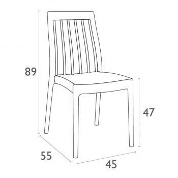 Стул пластиковый Siesta Contract Soho