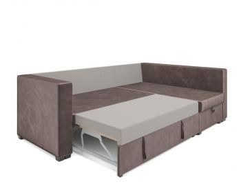 Угловой диван Mebel-ars Мансберг вельвет (бархат)