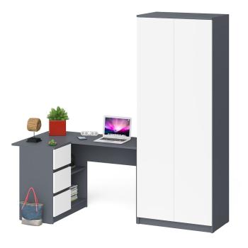 Стол компьютерный СВК Мори МС-16 левый + Шкаф МШ800.1