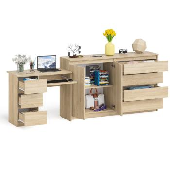 Стол компьютерный СВК Мори МС-6 левый + Комод МК1600.1