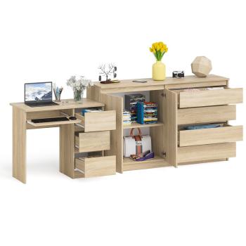 Стол компьютерный СВК Мори МС-6 правый + Комод МК1600.1