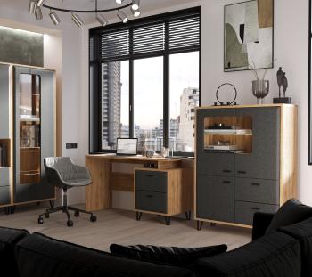 Тумба БРВ Мебель GRACE KOM2W1D2S с подсветкой