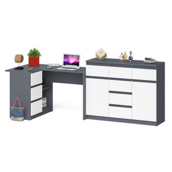 Стол компьютерный СВК Мори МС-16 левый + Комод МК1200.4