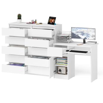 Стол компьютерный СВК Мори МС-1 левый + Комод МК1200.10