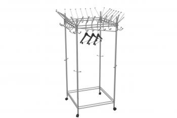 Вешалка гардеробная Мебелик на колесах Пико 23