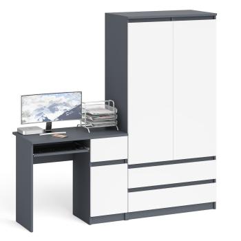 Стол компьютерный СВК Мори МС-1 правый + Шкаф МШ900.1