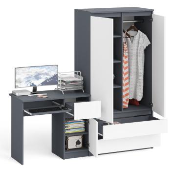 Стол компьютерный СВК Мори МС-1 правый + Шкаф МШ900.1
