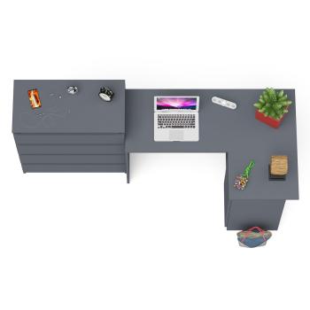 Стол компьютерный СВК Мори МС-16 правый + Комод МК800.4