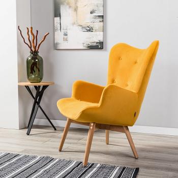 Кресло R-home Хайбэк Натуральный бук