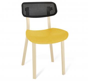 Черный/Желтый/Бежевый