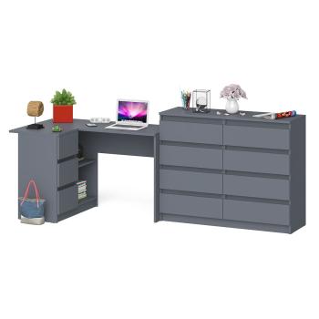 Стол компьютерный СВК Мори МС-16 левый + Комод МК1200.8