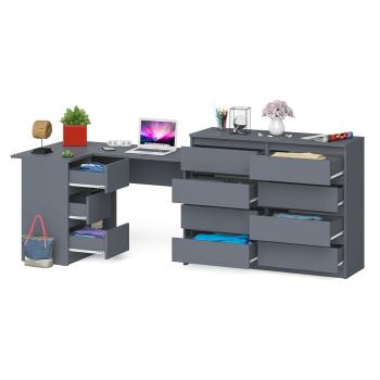 Стол компьютерный СВК Мори МС-16 левый + Комод МК1200.8