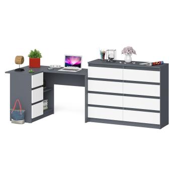 Графит/Белый