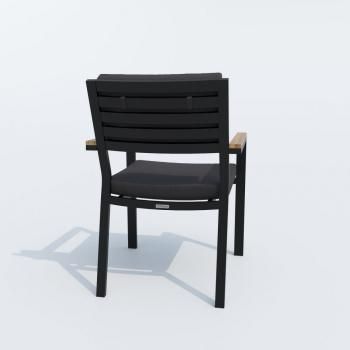 Обеденная группа Ideal Patio TELLA BONTA - стол тик 180/каркас карбон