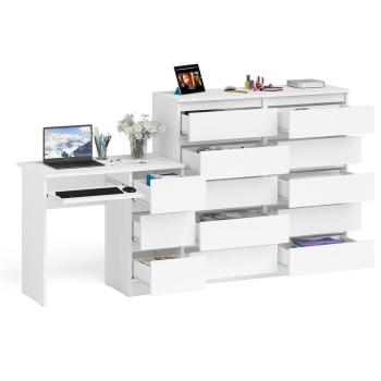 Стол компьютерный СВК Мори МС-6 правый + Комод МК1200.10