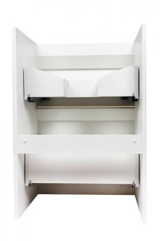 Тумба напольная Style Line Даллас 130 правая + Умывальник ESTETUS Даллас 1300*482 левый