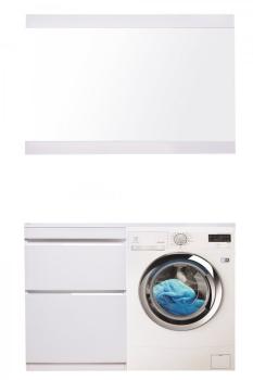 Тумба напольная Style Line Даллас 130 правая + Умывальник ESTETUS Даллас 1300*482 левый