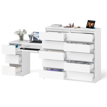 Стол компьютерный СВК Мори МС-6 левый + Комод МК1200.10