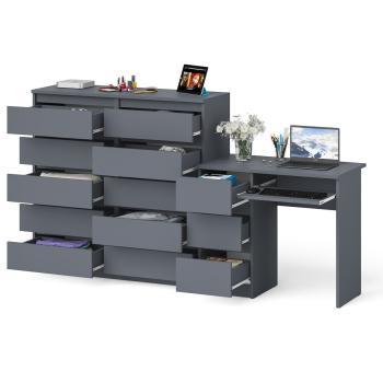 Стол компьютерный СВК Мори МС-6 левый + Комод МК1200.10