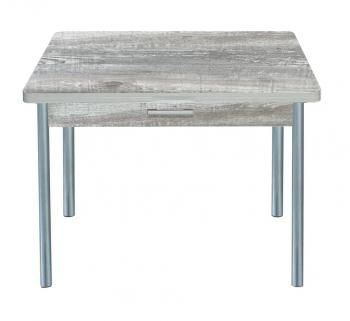 Бетон пайн темный /Опора № 2-круглая серебристый металлик