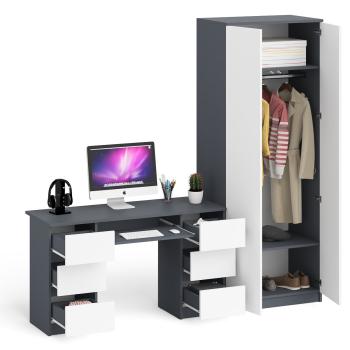 Стол компьютерный СВК Мори МС-2 + Шкаф МШ800.1