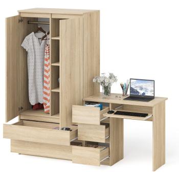 Стол компьютерный СВК Мори МС-6 левый + Шкаф МШ900.1