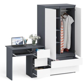 Стол компьютерный СВК Мори МС-6 правый + Шкаф МШ900.1