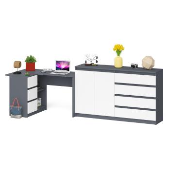 Стол компьютерный СВК Мори МС-16 левый + Комод МК1600.1