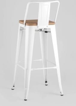 Стул барный STOOL GROUP TOLIX WOOD со спинкой