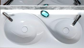 Тумба подвесная с раковиной VELVEX Otto 100