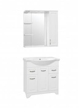 Тумба с раковиной Style Line Олеандр-2 75 (2ящ.) + Умывальник Байкал 75