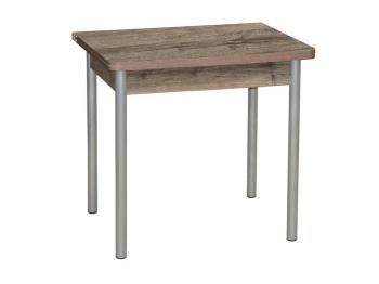 Дуб веллингтон / Опора № 2-круглая серебристый металлик