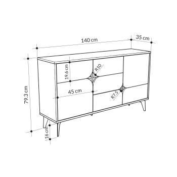 Комод Леве Спарк (Комод LEVE SPARK CONSOLE)