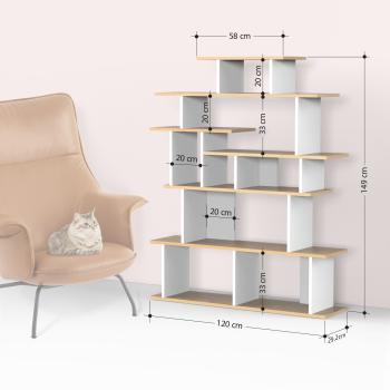 Стеллаж прямой LEVE APOLLON BOOKCASE