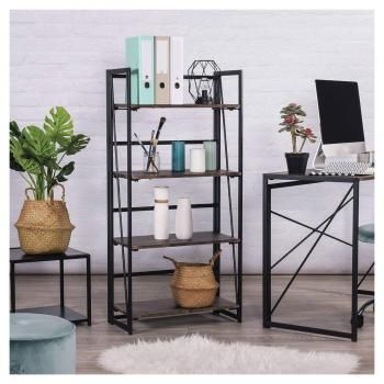 Стеллаж на металлокаркасе BRABIX LOFT SH-001