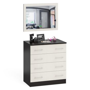 Комод СВК Фиеста + Зеркало