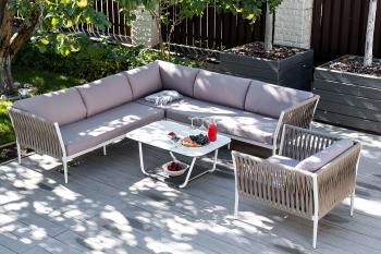 Модульная лаунж-зона из роупа (веревки) 4sis Касабланка