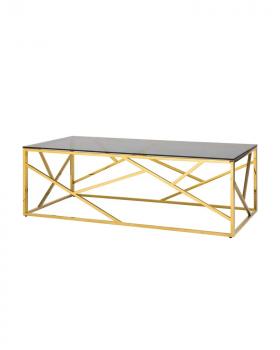 Стекло smoke/Сталь золото