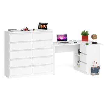 Стол компьютерный СВК Мори МС-16 правый + Комод МК1200.10