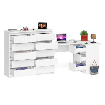 Стол компьютерный СВК Мори МС-16 правый + Комод МК1200.10