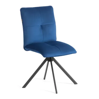 поворотный механизм велюр, Blue (синий)