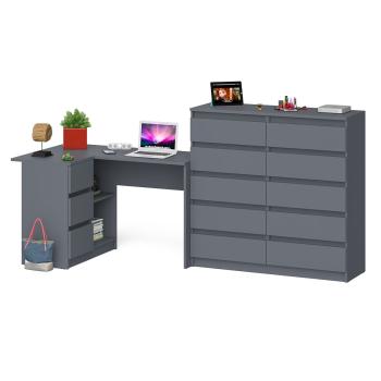 Стол компьютерный СВК Мори МС-16 левый + Комод МК1200.10