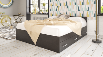 Кровать с ящиками СВК Стандарт 1600