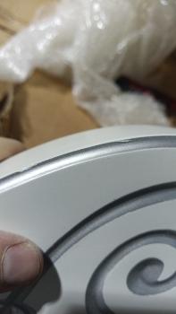 Стол обеденный Рифей 01 Белый/Серебро (У)