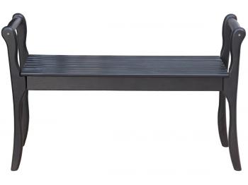 Скамья для прихожей Мебелик с подлокотниками Массив