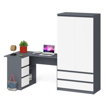 Графит/Белый