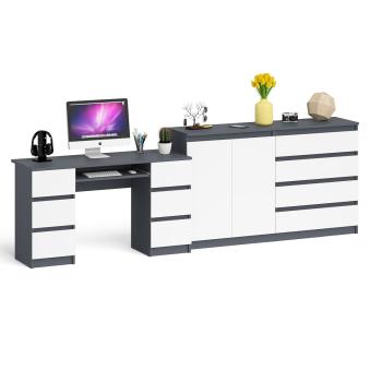 Стол компьютерный СВК Мори МС-2 + Комод МК1600.1