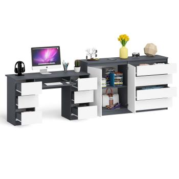 Стол компьютерный СВК Мори МС-2 + Комод МК1600.1