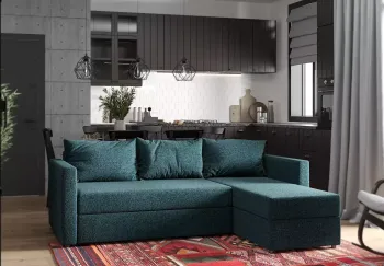 Диван трехместный с угловой секцией Гуд Лакк Вало ДП