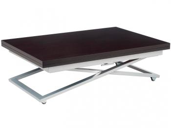 Стол-трансформер Compact D23/S59 венге/опоры серебро (У)